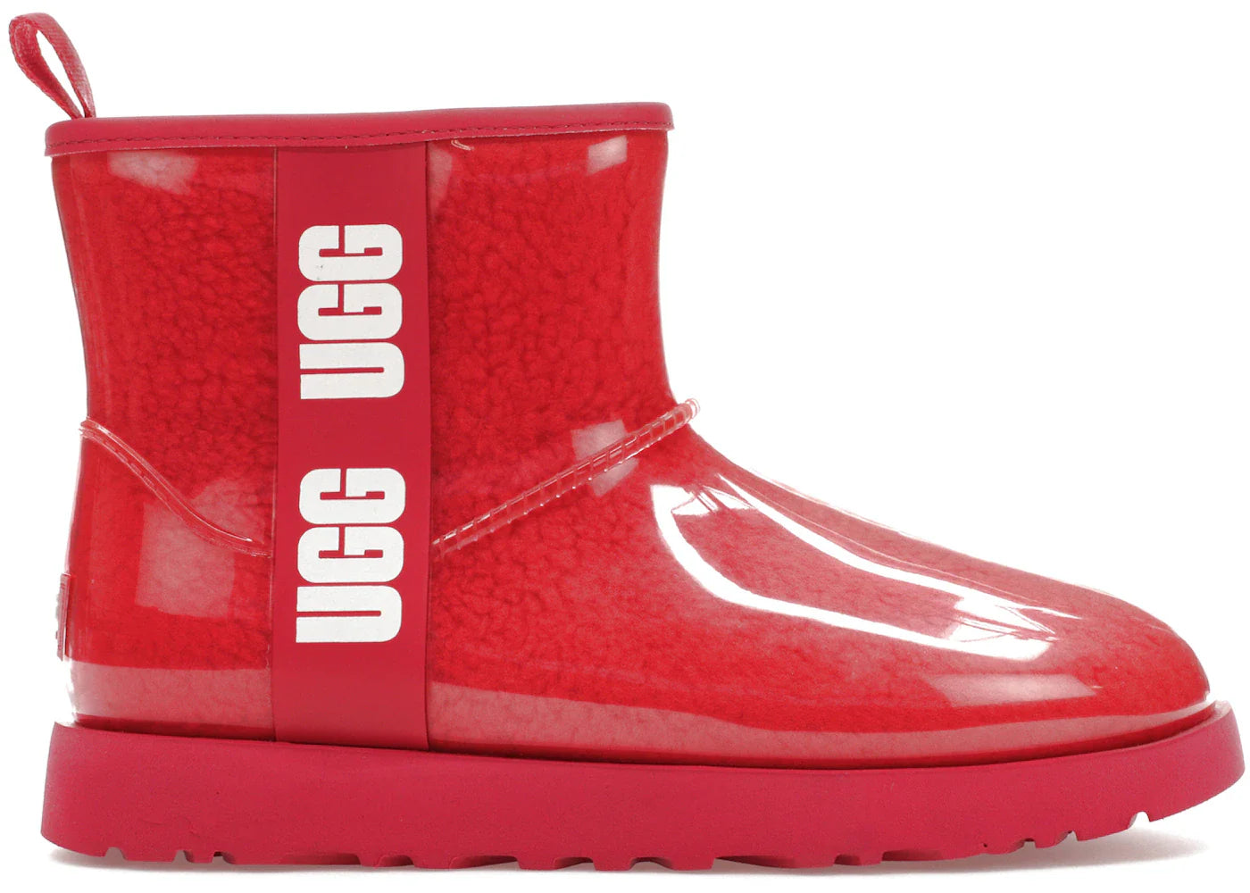 Ugg Classic Clear Mini Boot Hibiscus Pink Womens