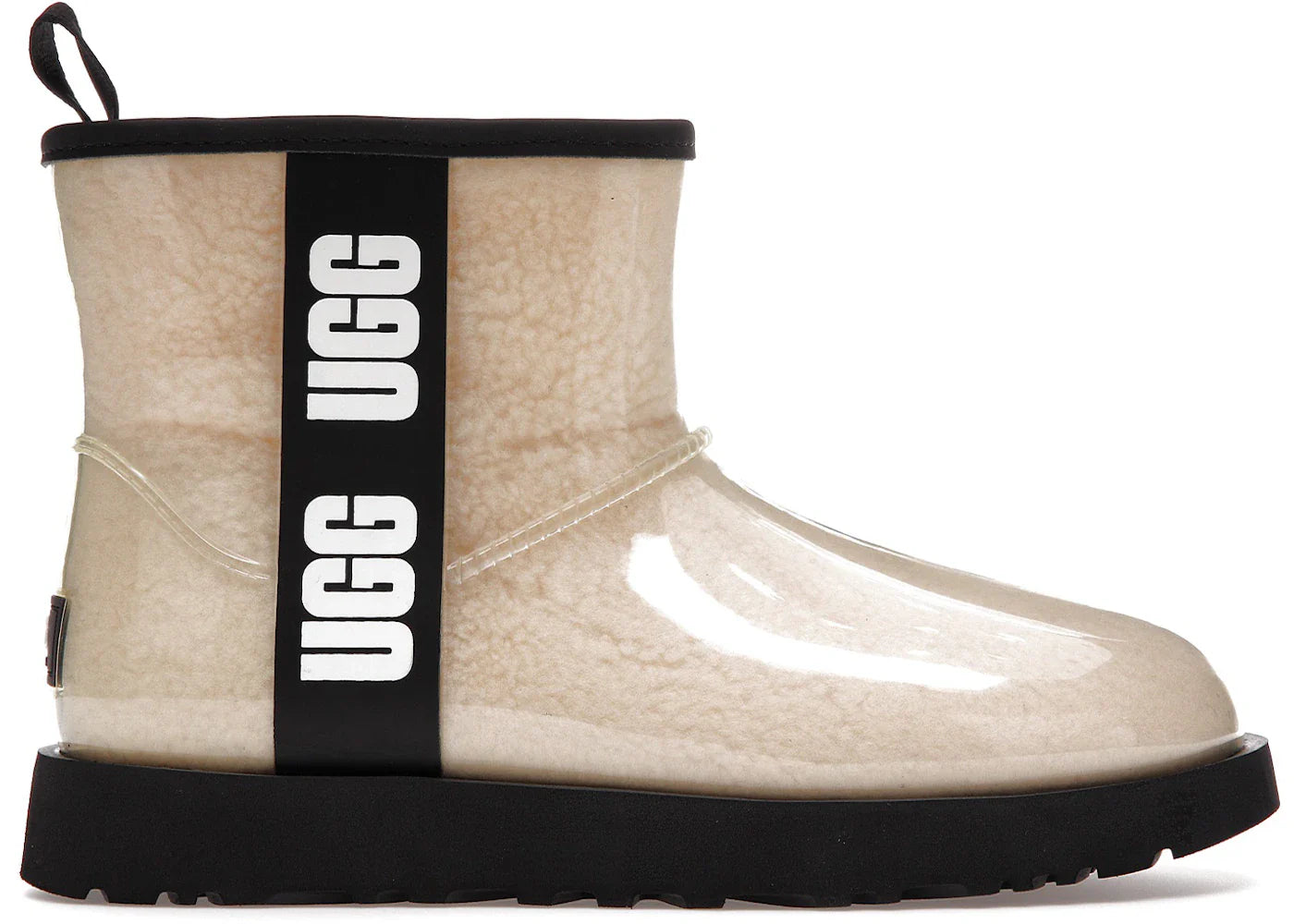 Ugg Classic Clear Mini Boot Natural Black Womens