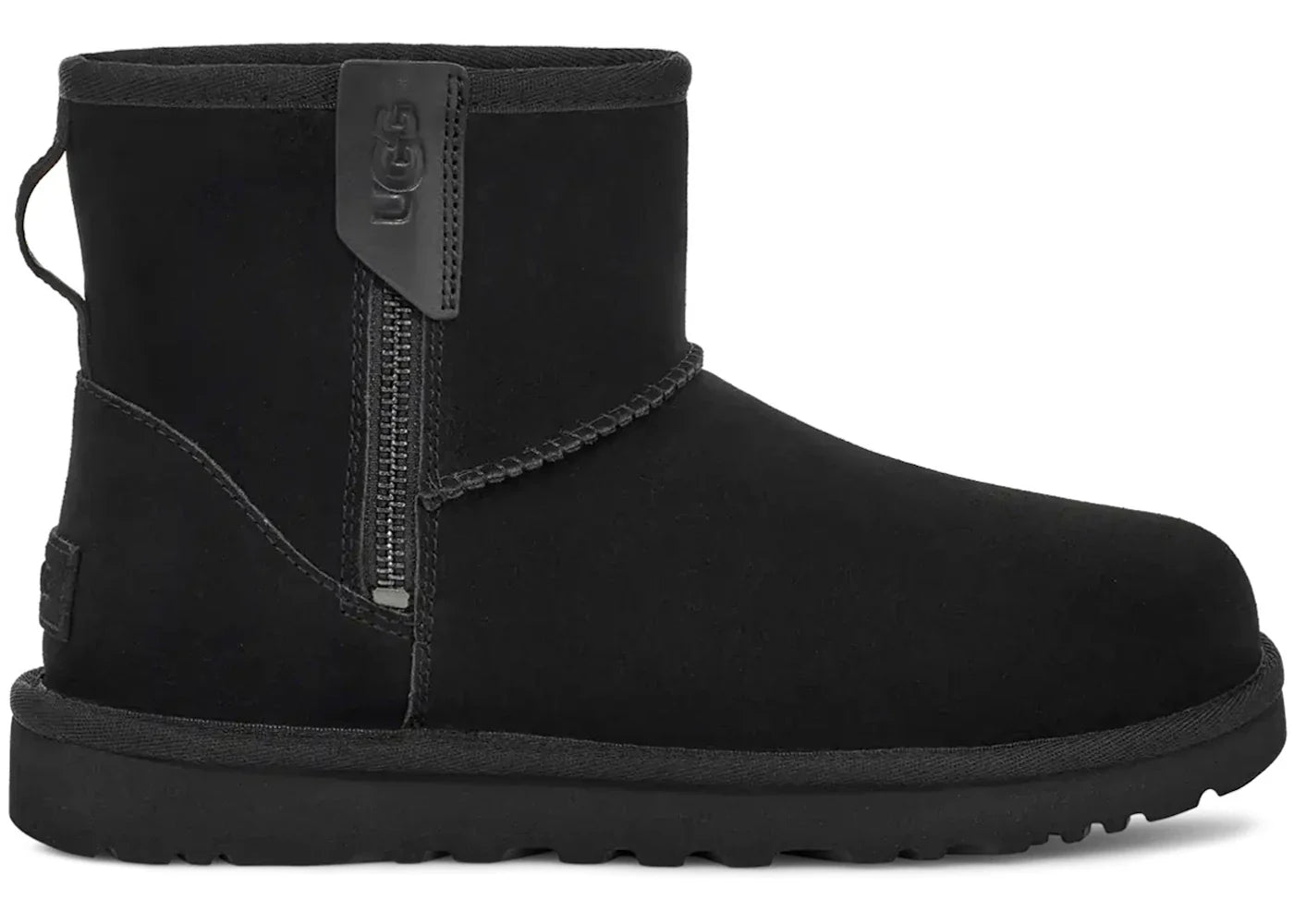 Ugg Classic Mini Bailey Zip Boot Black Womens