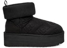 Ugg Classic Mini Platform Felted Boot Black Womens