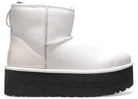 Ugg Classic Mini Platform Matte Boot Ultra Matte White Womens