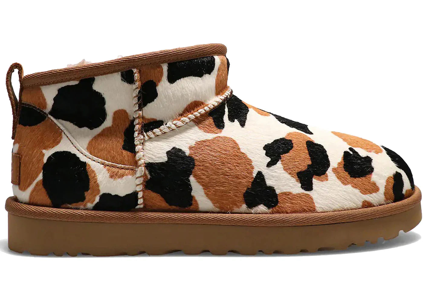 Ugg Classic Ultra Mini Boot Cow Print Womens