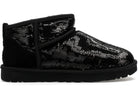 Ugg Classic Ultra Mini Boot Mirror Ball Black Womens
