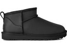 Ugg Classic Ultra Mini Leather Boot Black Womens