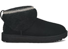 Ugg Classic Ultra Mini Maxi Curly Boot Black Womens