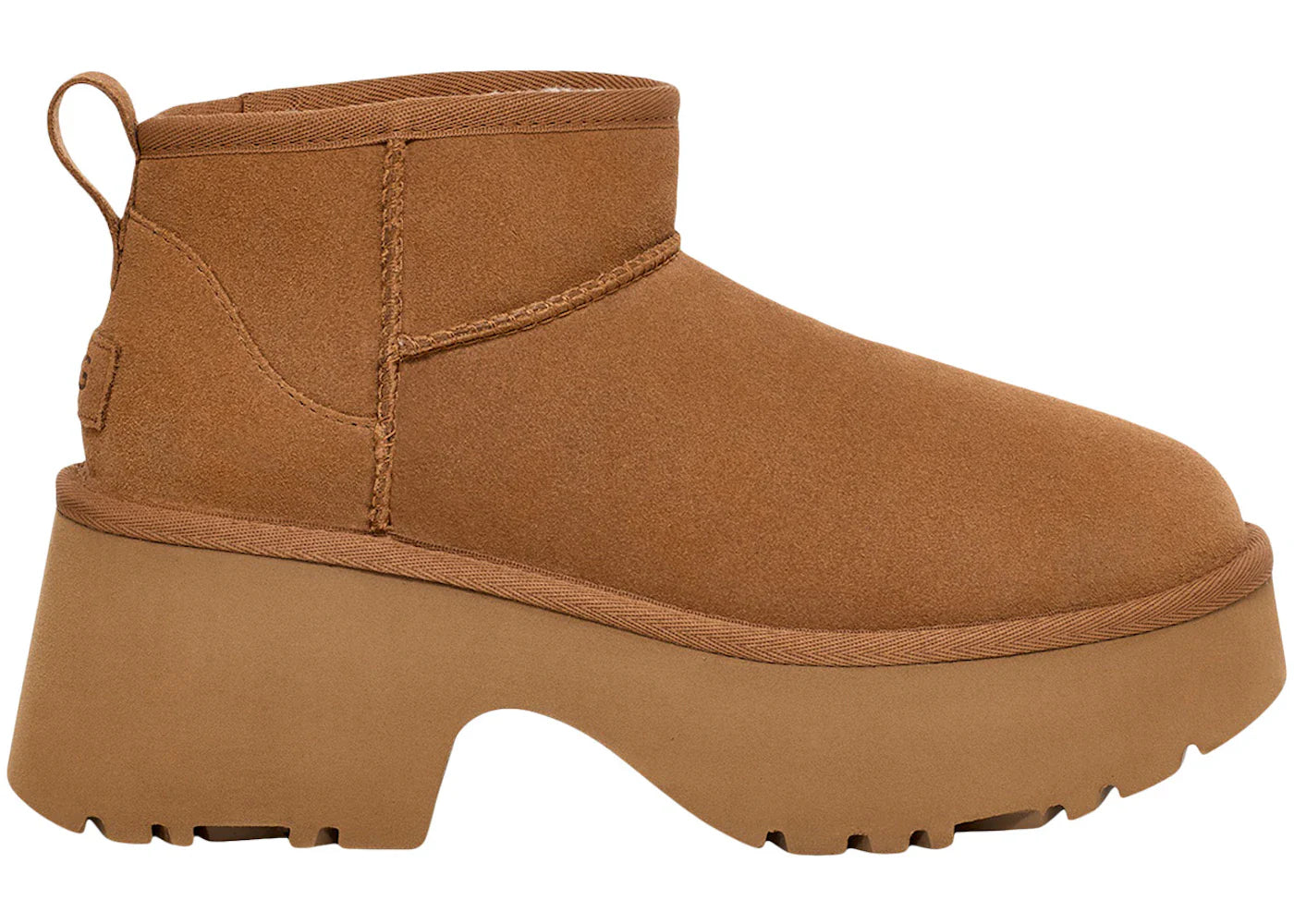 Ugg Classic Ultra Mini New Heights Boot Chestnut Womens