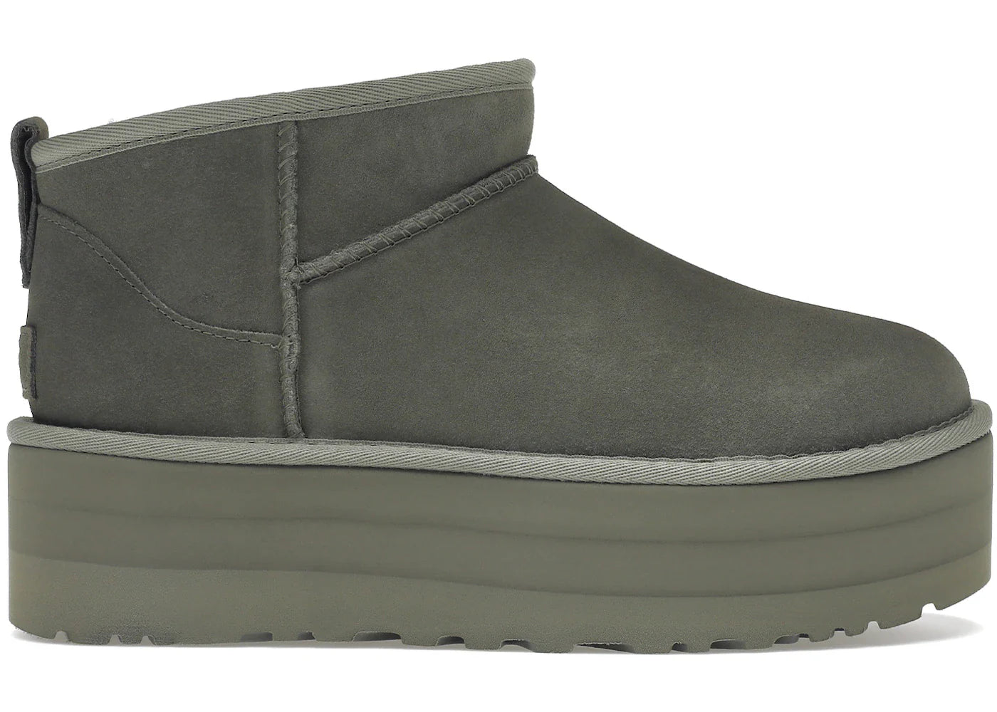 Ugg Classic Ultra Mini Platform Boot Moss Green Womens