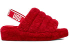 Ugg Fluff Yeah Slide Ribbon Red Womens