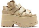 Ugg Goldenrise Platform Sandals Mustard Seed Womens