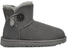 Ugg Mini Bailey Button Ii Grey Womens