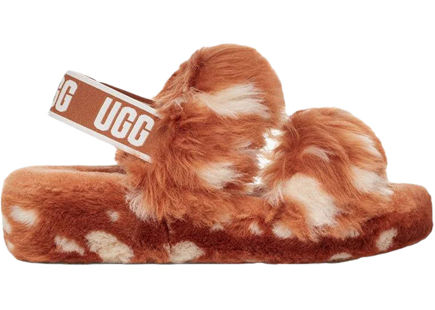Ugg Oh Yeah Slide Natural Spots Womens