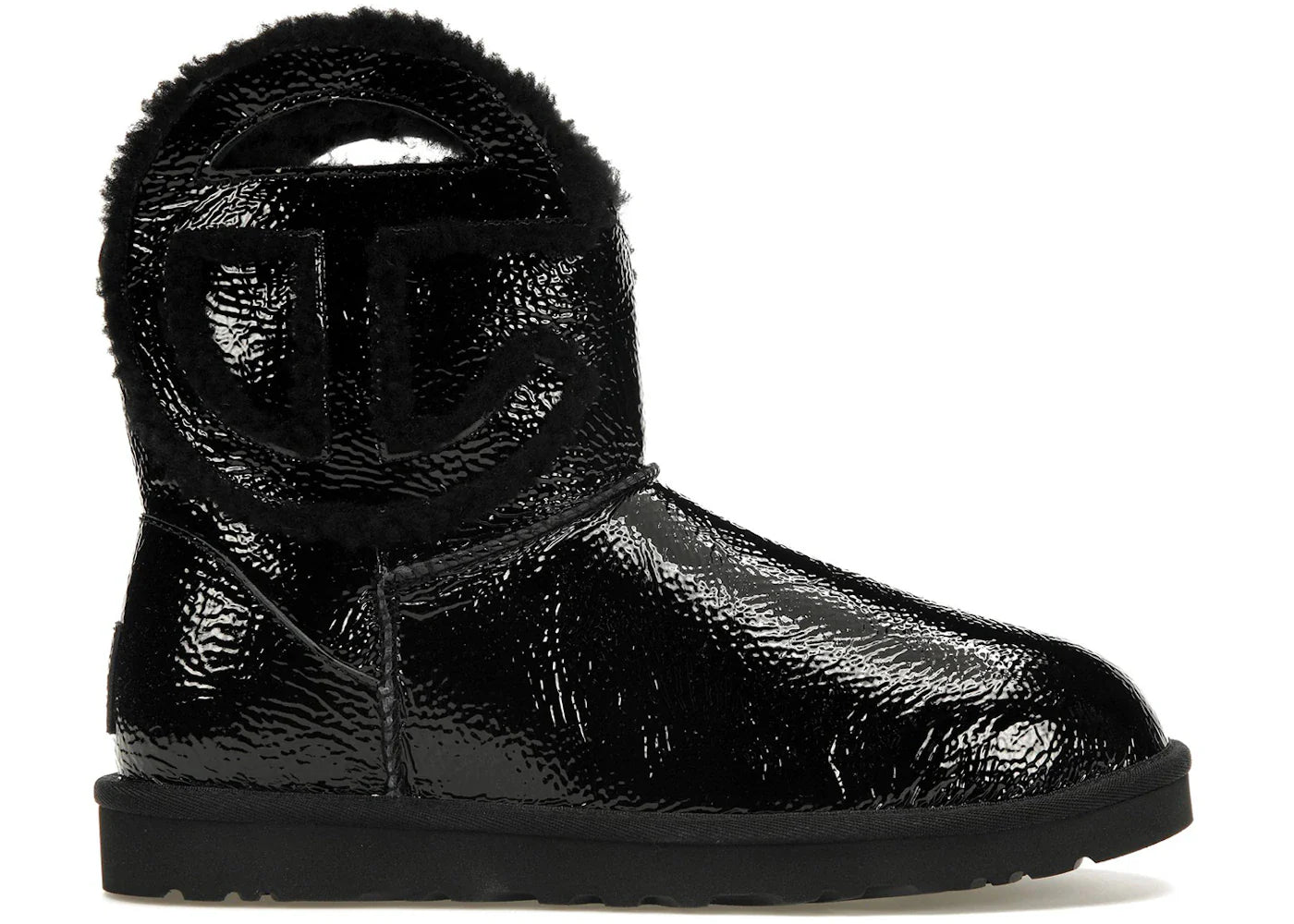 Ugg X Telfar Logo Mini Crinkle Black