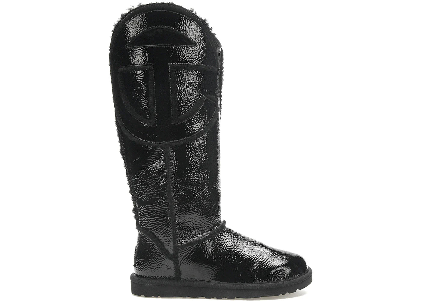 Ugg X Telfar Logo Tall Crinkle Black