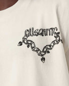 AllSaints Drip Short Sleeve Oversized T-Shirt – Chalk White