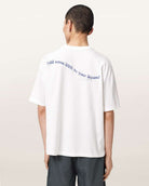 AllSaints Spun Out Boxy Short Sleeve Graphic T-Shirt – Chalk White