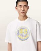 AllSaints Spun Out Boxy Short Sleeve Graphic T-Shirt – Chalk White