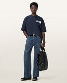Williams X AllSaints Burnout Crew Neck T-Shirt – Williams Blue