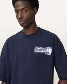 Williams X AllSaints Burnout Crew Neck T-Shirt – Williams Blue