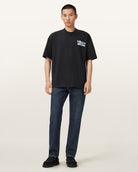 AllSaints Williams X AllSaints Pole Crew Neck T-Shirt – Washed Black