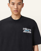 AllSaints Williams X AllSaints Pole Crew Neck T-Shirt – Washed Black