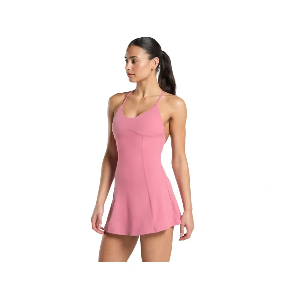Gymshark Strappy 2-in-1 Dress Sunset Pink