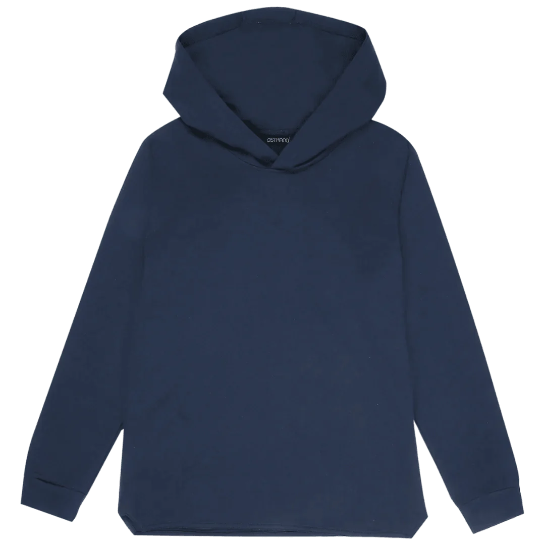 OSTRANO NAVY HOODIE - dawntown