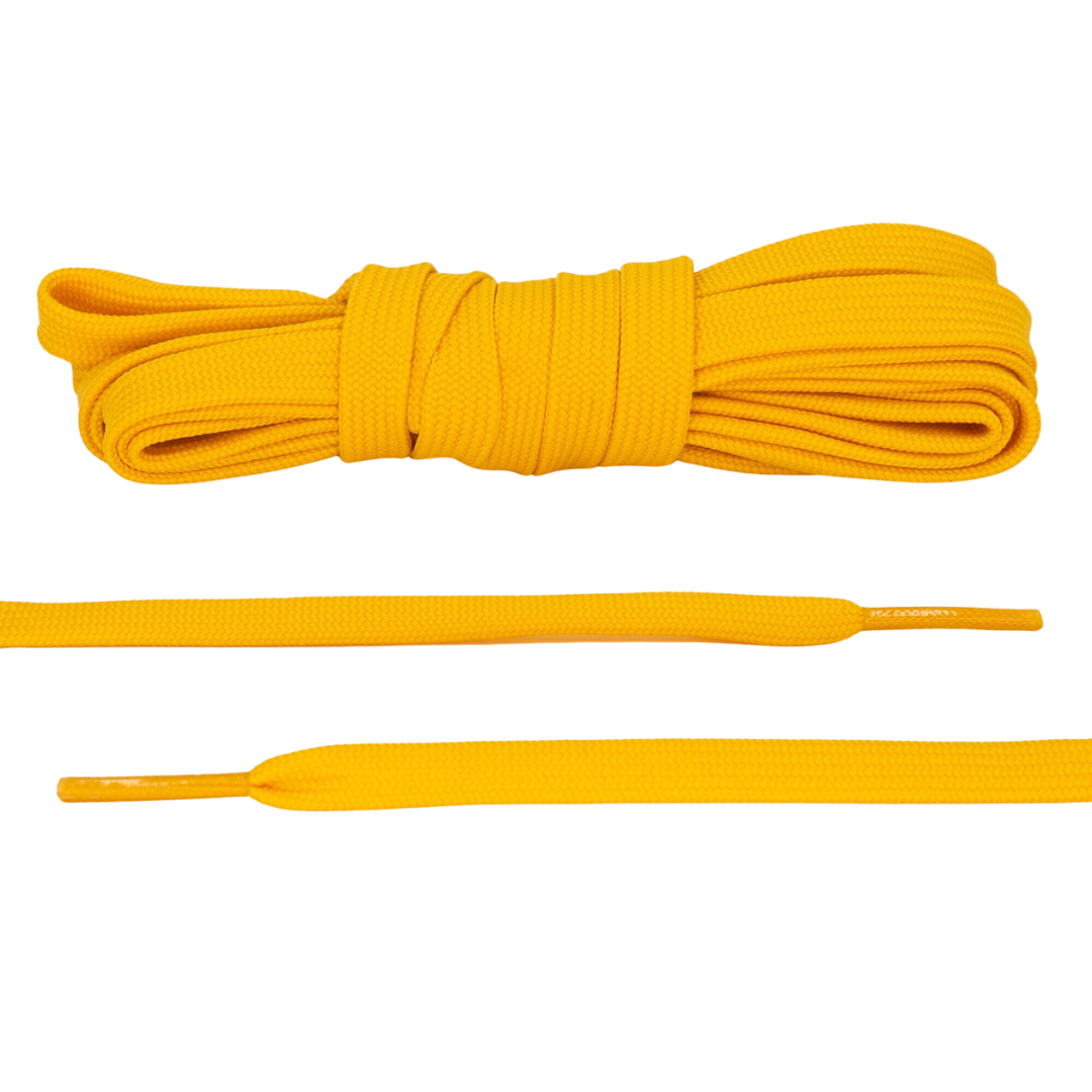 Bright Yellow Flat Laces | Jordan Laces, Nike Laces, Air Force 1 Laces
