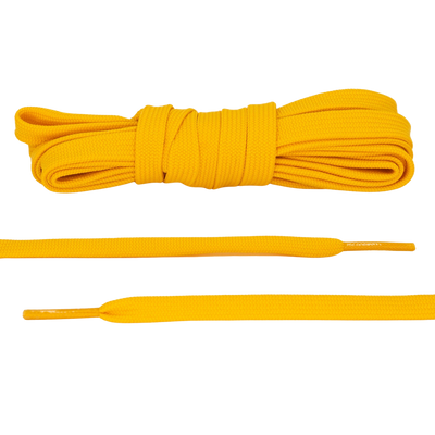 Bright Yellow Flat Shoelaces | Jordan Shoelaces, Nike Shoelaces, Air Force 1 Shoelaces By KNOTTY