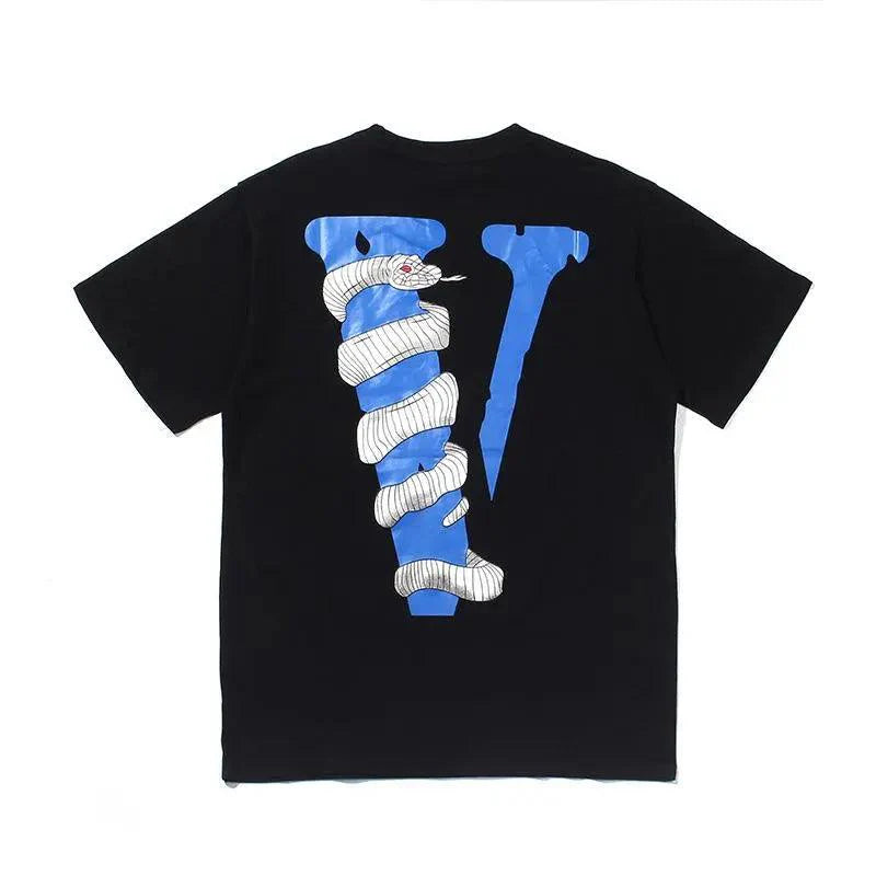 Vlone Snake Tshirt BLACK - dawntown