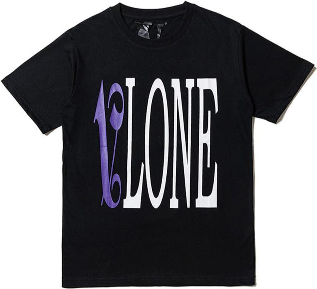 Vlone X Palm Angels Logo T-shirt "Black/Purple" - dawntown