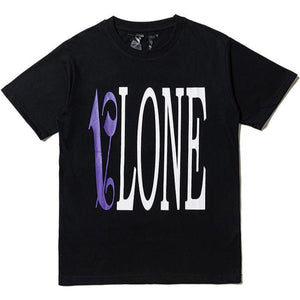 Vlone X Palm Angels Logo T-shirt "Black/Purple" - dawntown