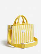 Nina Ricci Chic yellow and white striped bag