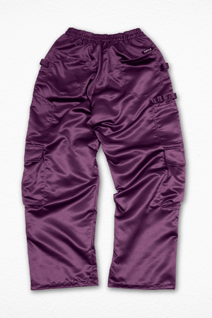 Purple Athleisure Pants - dawntown