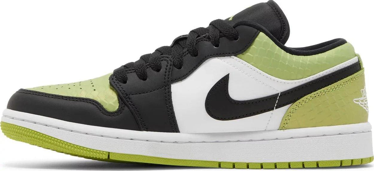 Air Jordan 1 Low SE "Vivid Green Snakeskin" - Dawntown