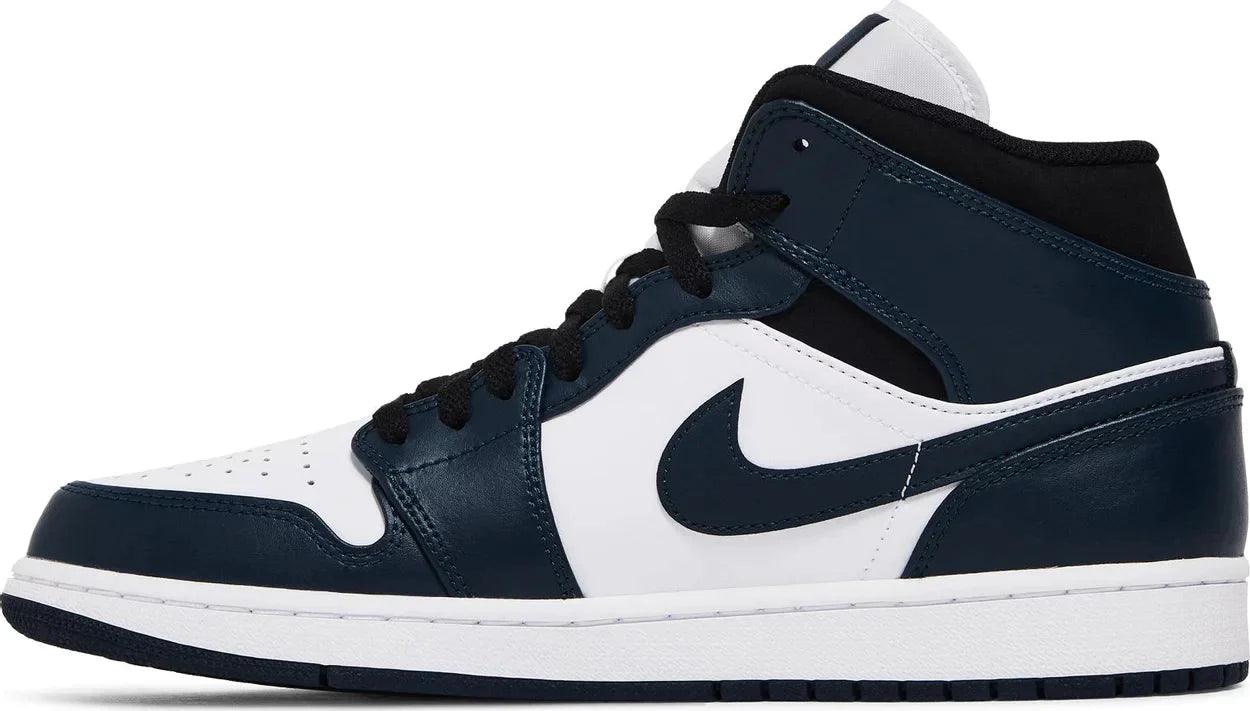 Nike Air Jordan 1 Mid Shoes in Obsidian/Sanded Purple/White (size 7) outlets