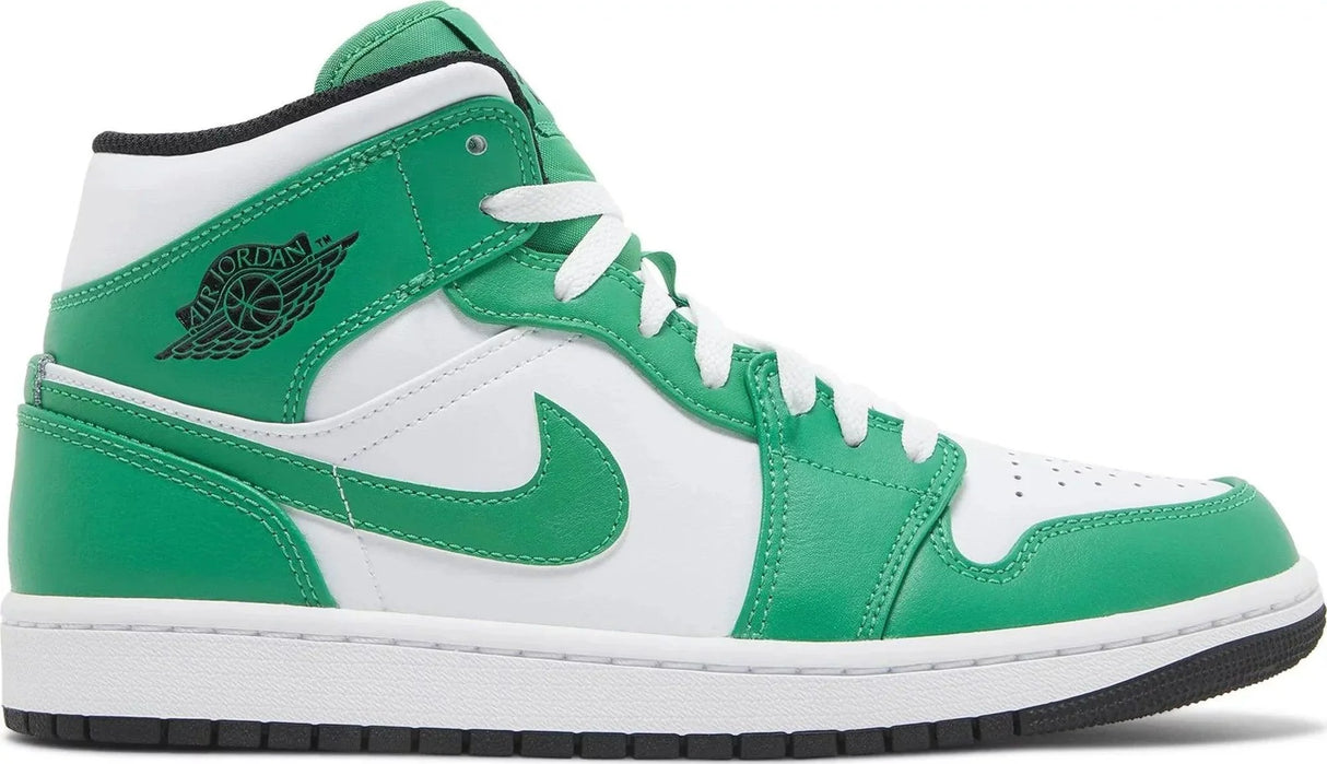 Jordan mid 1 green best sale