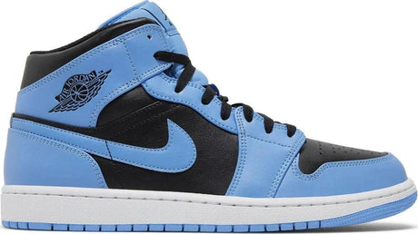 AIR JORDAN 1 MID "UNIVERSITY BLUE BLACK" - Dawntown