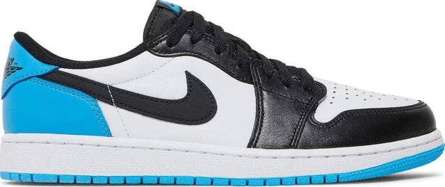 Air Jordan 1 Retro Low OG "Black Dark Powder Blue" - Dawntown