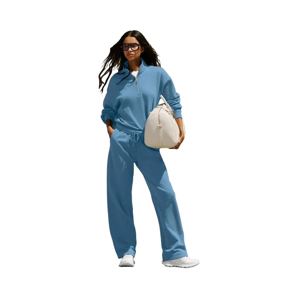 Alo Accolade Straight Leg Sweatpant 'California Blue'