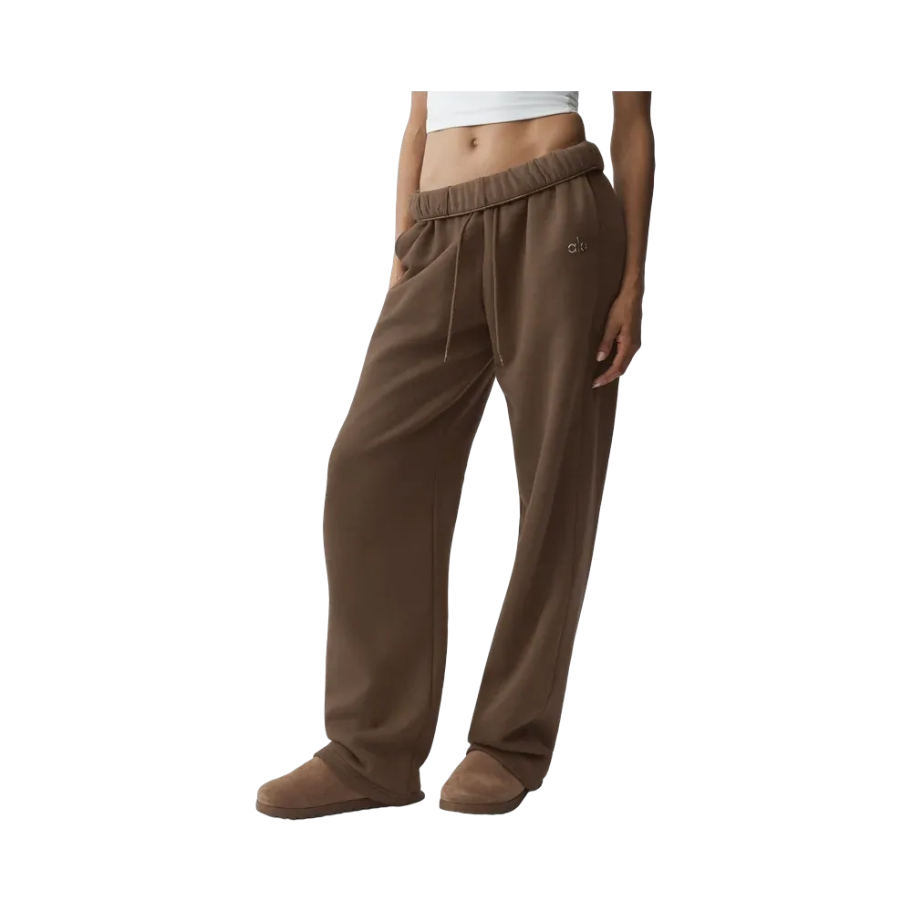 Alo Accolade Straight Leg Sweatpant 'Java Brown'