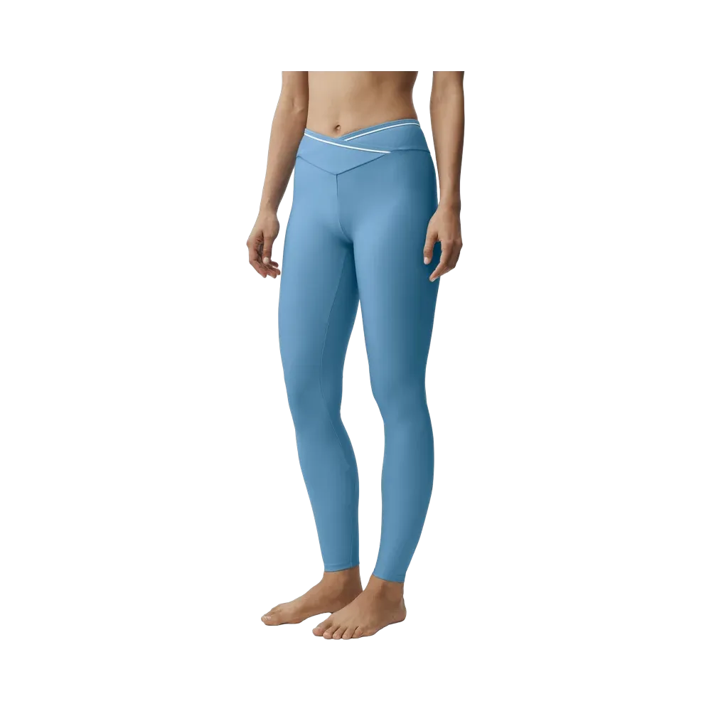 Alo Airlift High-Waist Trifecta Legging 'California Blue/White'
