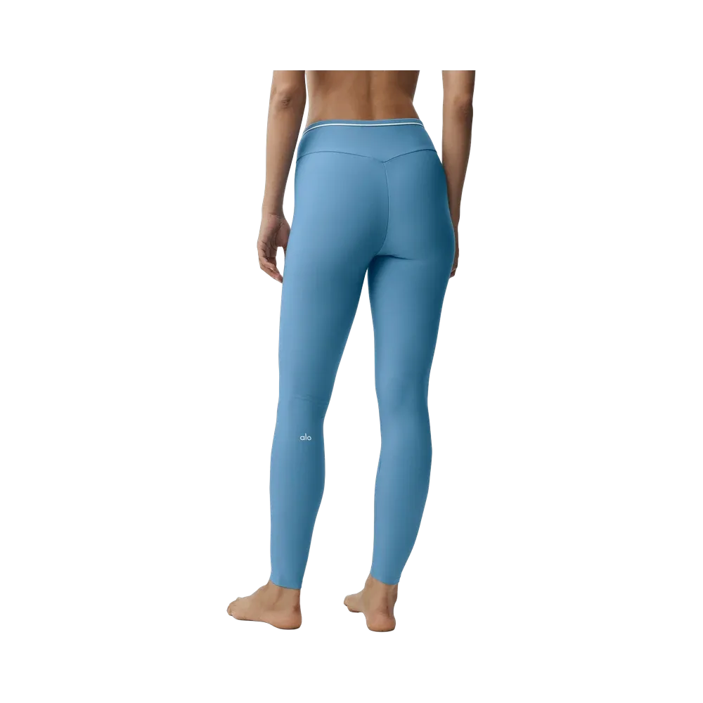 Alo Airlift High-Waist Trifecta Legging 'California Blue/White'