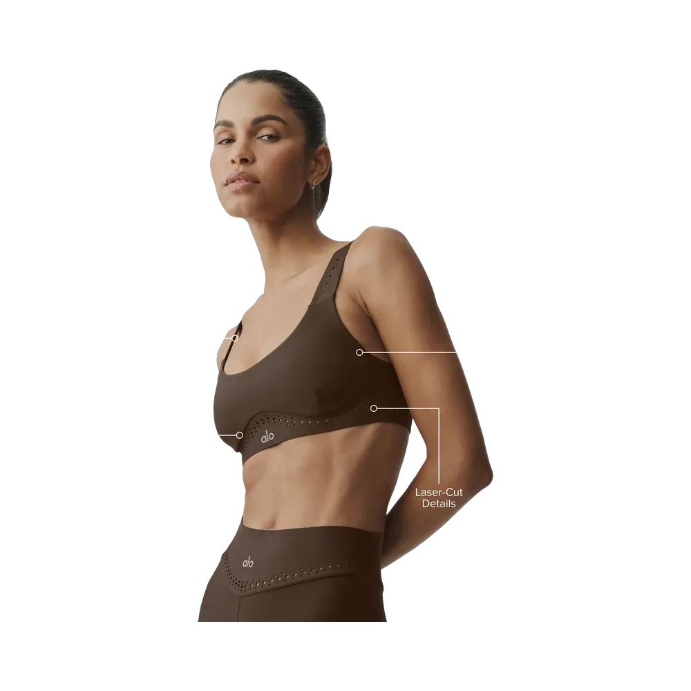 Alo Airlift Superstar Bra 'Espresso'