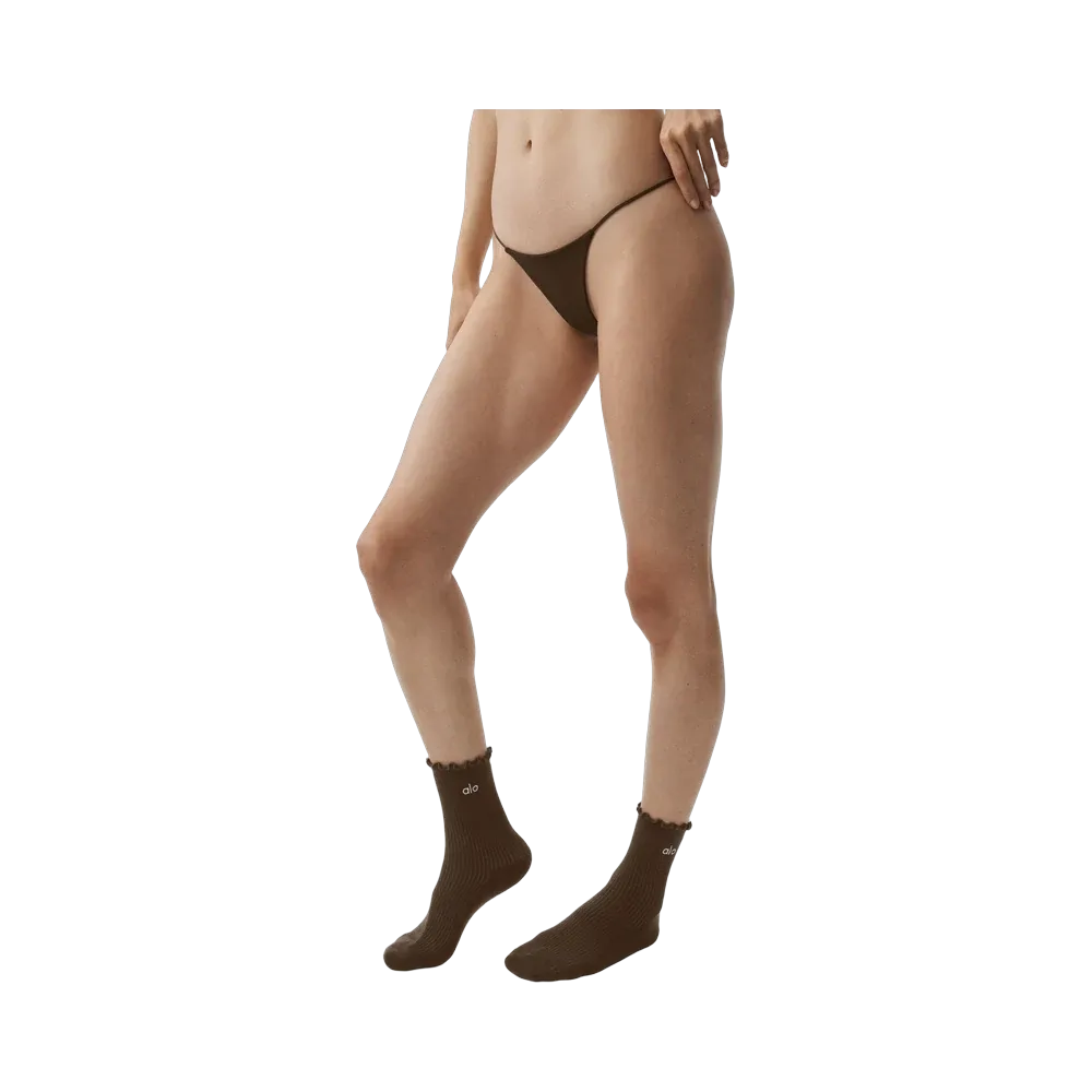 Alo Airmesh Venus Thong 'Espresso'