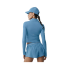Alo ALO Softsculpt Precision 1/4 Zip Long Sleeve 'California Blue'