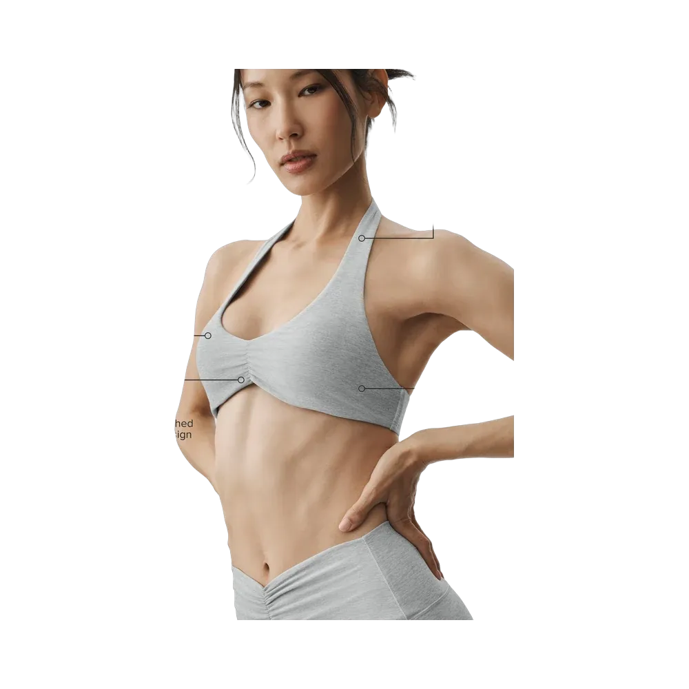 Alo Alosoft Intuition Bra 'Vintage Athletic Heather'