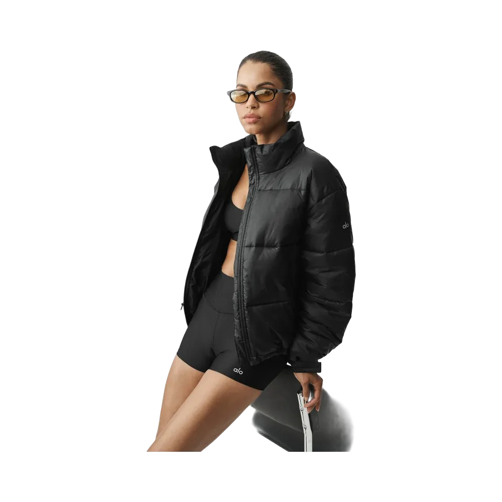 Alo Cold Front Puffer Jacket 'Black'