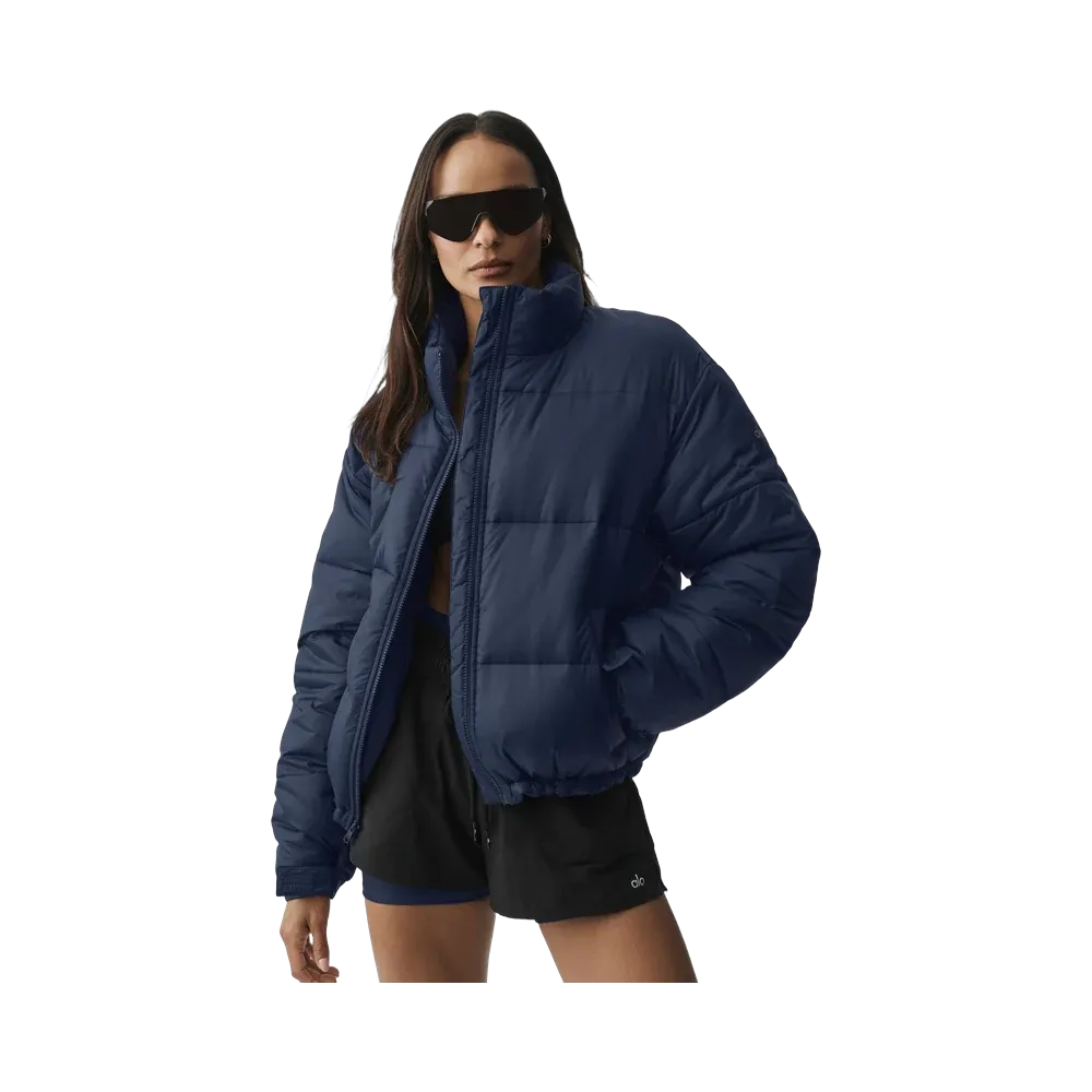 Alo Cold Front Puffer Jacket 'Navy'