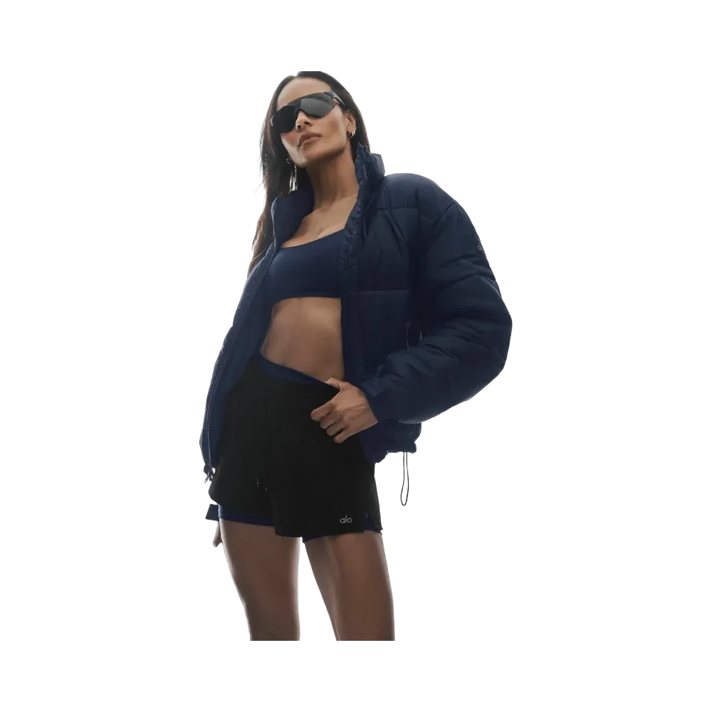 Alo Cold Front Puffer Jacket 'Navy'
