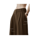 Alo High-Waist Dreamscape Trouser (Regular) 'Espresso'